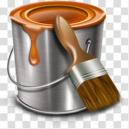 Construction Icons, X, gray paint bucket transparent background PNG clipart