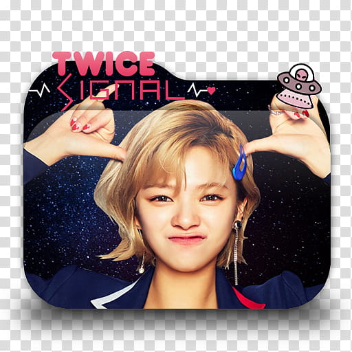 TWICE SIGNAL Folder Icons, Jeongyeon transparent background PNG clipart
