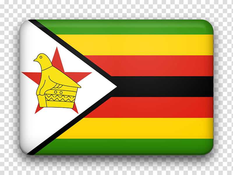 Flag, Zimbabwe, Flag Of Zimbabwe, National Flag, Zimbabwe Bird, Flag Of Nepal, Flag Of Rhodesia, Yellow transparent background PNG clipart