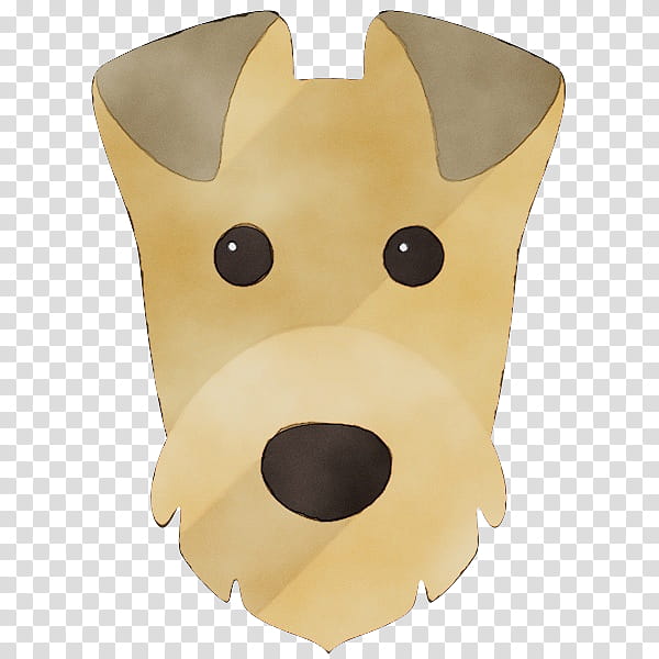 snout dog beige terrier airedale terrier, Watercolor, Paint, Wet Ink, Fawn, Dog Toy transparent background PNG clipart
