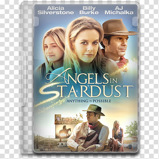 Movie Icon Mega , Angels in Stardust, Angels in Stardust Anything is Possbile movie case transparent background PNG clipart