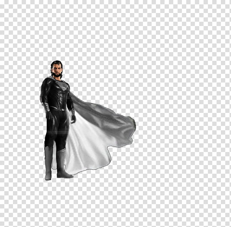 Superman Black Suit Render transparent background PNG clipart