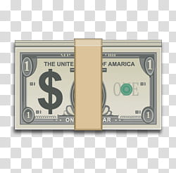 Emoji,  US dollar banknote illustration transparent background PNG clipart