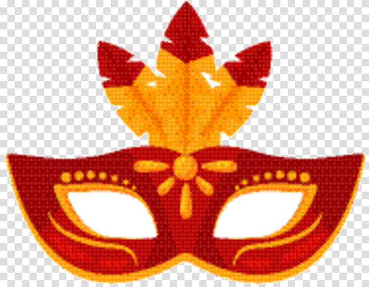 Orange, Mask, Masque, Costume, Headgear, Costume Accessory, Carnival, Mardi Gras transparent background PNG clipart