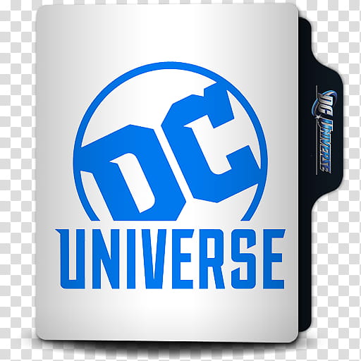 DC Universe Folder Icon, DC Universe V transparent background PNG clipart