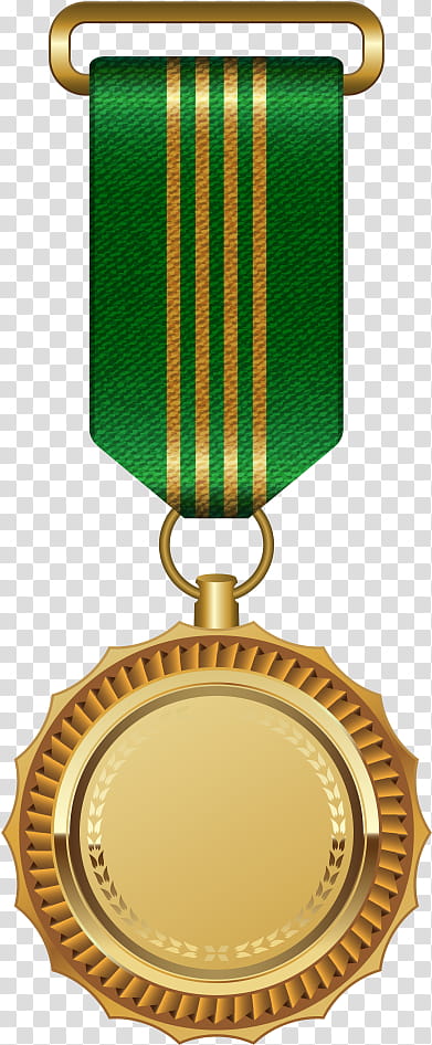 Cartoon Gold Medal, Seal, Sealing Wax, Green, Award, Emerald, Trophy transparent background PNG clipart