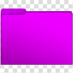 Basic Set  of  Warm Color Computer Folder Icons, -Fucshia, purple folder transparent background PNG clipart