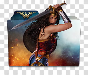 Wonder Woman 2017 Folder Icon 2, Wonder Woman v23_256x256 transparent background PNG clipart thumbnail