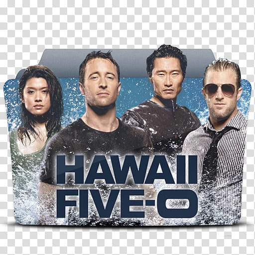 TV Series Folder Icons COMPLETE COLLECTION, hawaii_five- transparent background PNG clipart