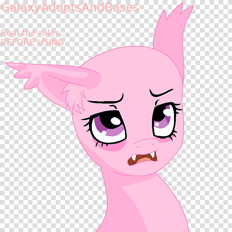 Vampire Bat Pony Base, pink cat art transparent background PNG clipart