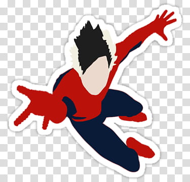SOS Special sofW, red and blue Spider-man drawing transparent background PNG clipart