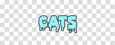 Drippy Texts S, Cats text transparent background PNG clipart