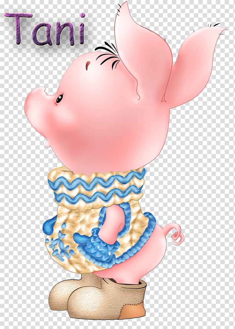 Pig, Piglet, Drawing, Cartoon, Painting, Animal, Wild Boar, Figurine transparent background PNG clipart