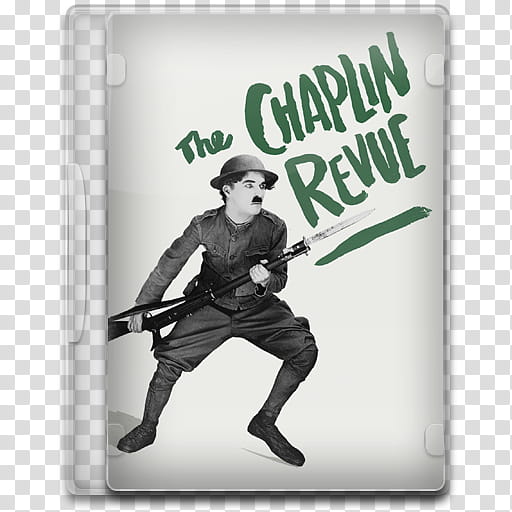 Movie Icon Mega , The Chaplin Revue, The Chaplin Revue DVD case transparent background PNG clipart
