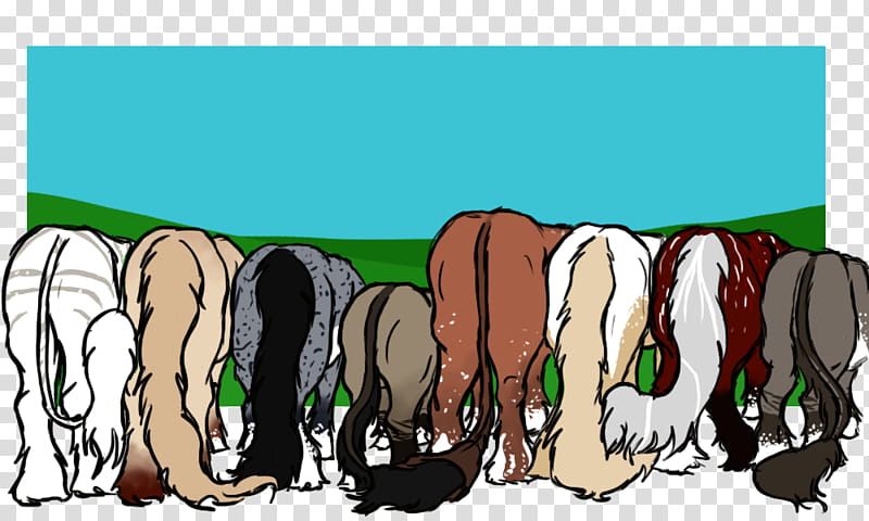 Fluffy Butts transparent background PNG clipart