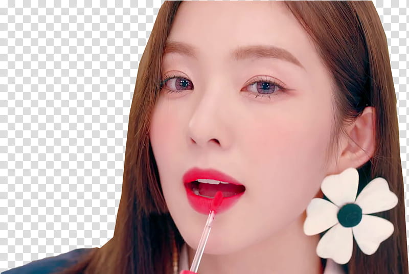 Red Velvet Power Up MV, woman's face transparent background PNG clipart