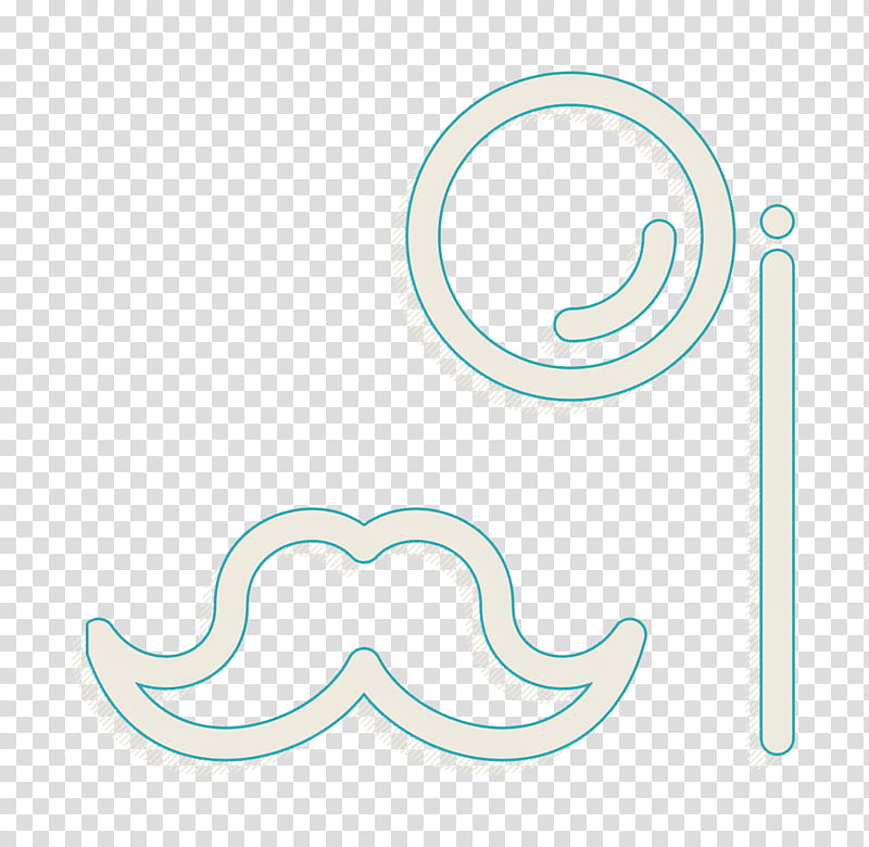 monocle icon mustache icon streamline icon, Symbol, Logo transparent background PNG clipart