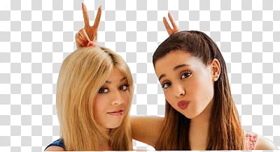 ariana grande y janet mccarthy transparent background PNG clipart