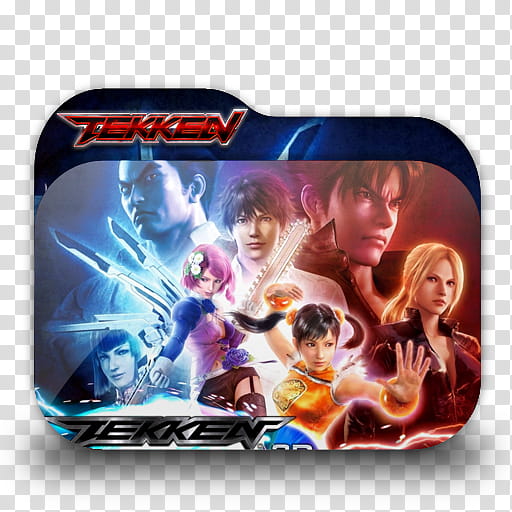 Movie Folder Icon Pack  by Knives, Tekken Blood Vengeance  transparent background PNG clipart