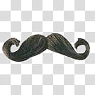 Bigote, gray mustache transparent background PNG clipart