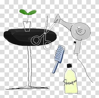 drawpiccuts, hair grooming tools transparent background PNG clipart