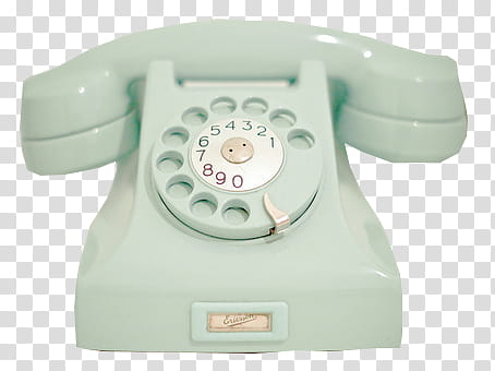 Crazy, teal rotary telephone transparent background PNG clipart