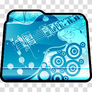 Folder Icons ICO , Music , black electric guitar folder icon transparent background PNG clipart