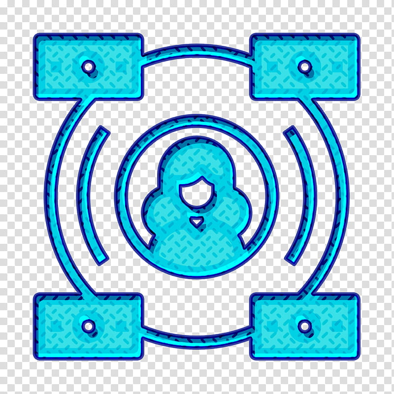 Dollar bills icon Management icon Economy icon, Blue, Circle transparent background PNG clipart