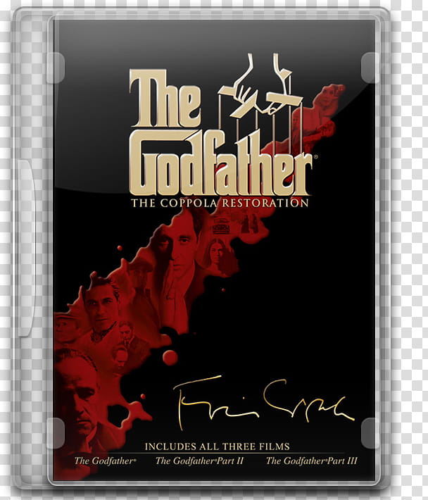 The Godfather Collection DVD Case Icon transparent background PNG clipart