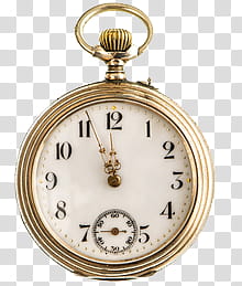 round white pocket watch transparent background PNG clipart