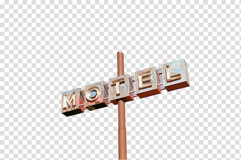 , motel sign post transparent background PNG clipart