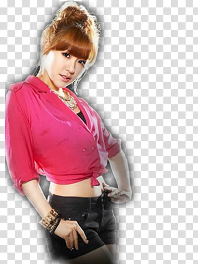 SNSD Tiffany Yakult LOOK transparent background PNG clipart