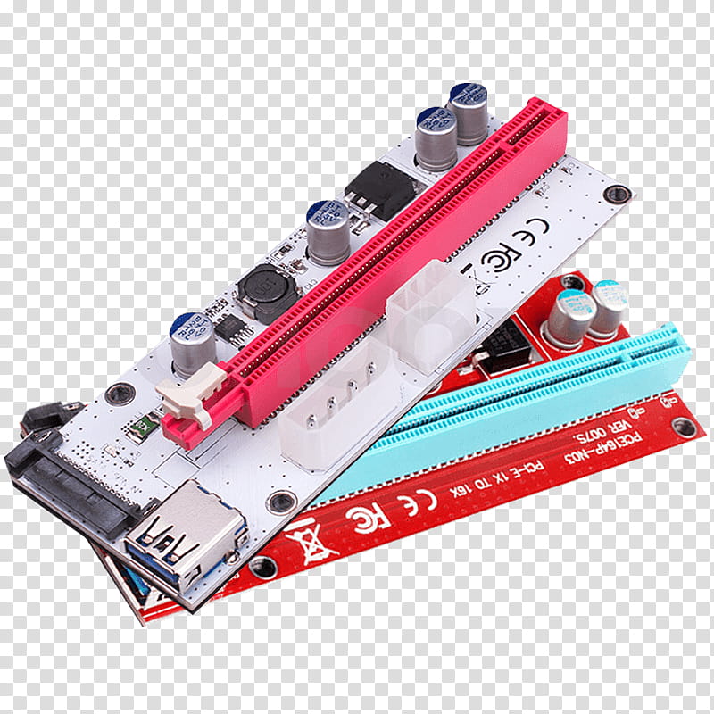 Riser Cards Hardware, Serial ATA, Conventional Pci, Molex Connector, Mining Rig, Nvidia Geforce Gtx 1080, Computer Port, Usb 30 transparent background PNG clipart