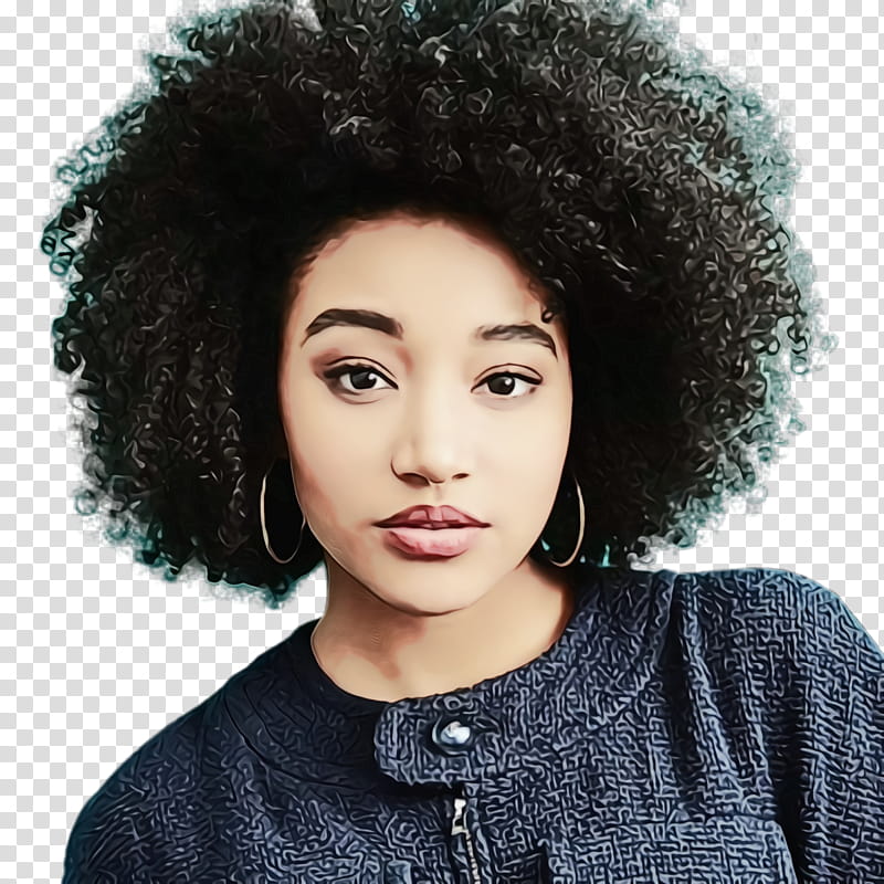 Family People, Amandla Stenberg, Starr Carter, Afro, Hair, Peekyou, Hair Coloring, Jheri Curl transparent background PNG clipart