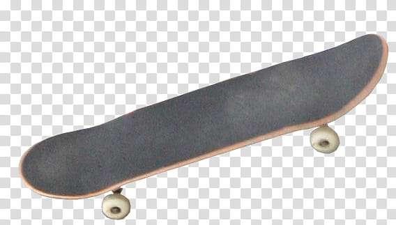 cut out Skateboard, grey and brown skateboard close-up transparent background PNG clipart