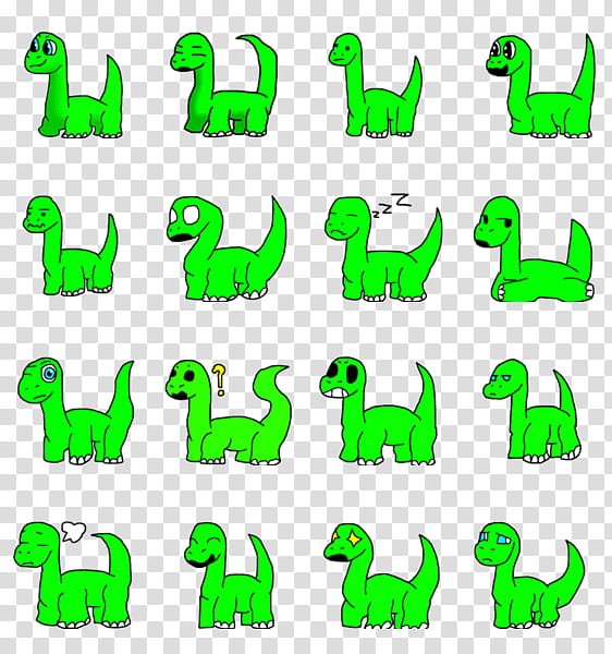 Green Grass, Dinosaur, Sticker, Line, Neck, Animal, Dog, Thai Baht transparent background PNG clipart