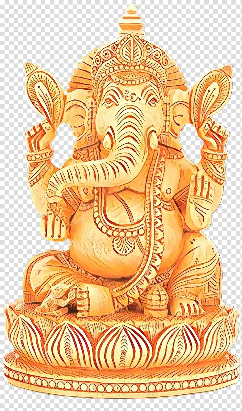 Lord Ganesh, Cartoon, Ganesha, Statue, Cult , Lakshmi, Murti, Sculpture transparent background PNG clipart