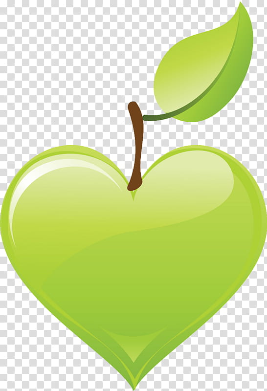 Love Background Heart, Apple, Drawing, Green, Leaf, Fruit, Food transparent background PNG clipart