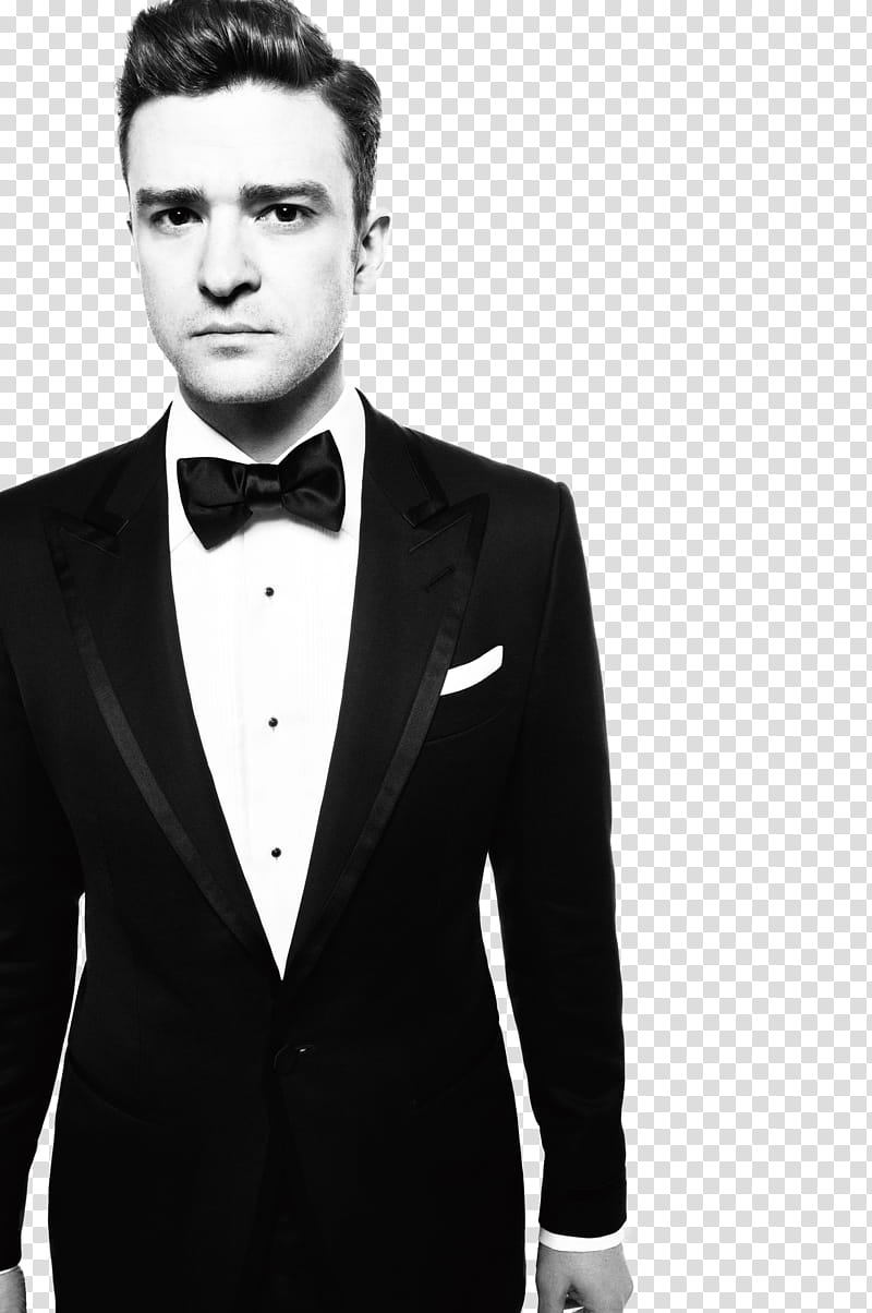 Justin Timberlake, Justine Timberlake in black suit transparent background PNG clipart