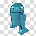 Android D Icons And Blender D Model Set , Android-DIconBlue- transparent background PNG clipart