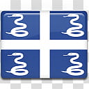 All in One Country Flag Icon, Martinique- transparent background PNG clipart