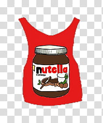 Remeras Para Dolls, red nutella jar graphic illiustration transparent background PNG clipart