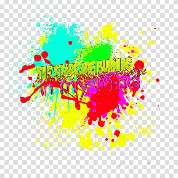 multicolored paint splatter art transparent background PNG clipart
