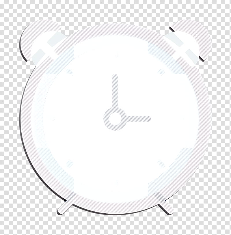 Essential icon Alarm clock icon Time icon, White, Circle, Sky transparent background PNG clipart