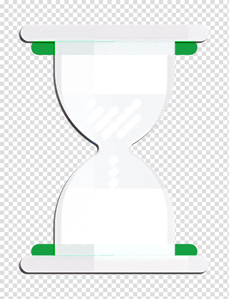 Essential icon Time icon Hourglass icon, Green, Technology, Table, Games, Logo transparent background PNG clipart