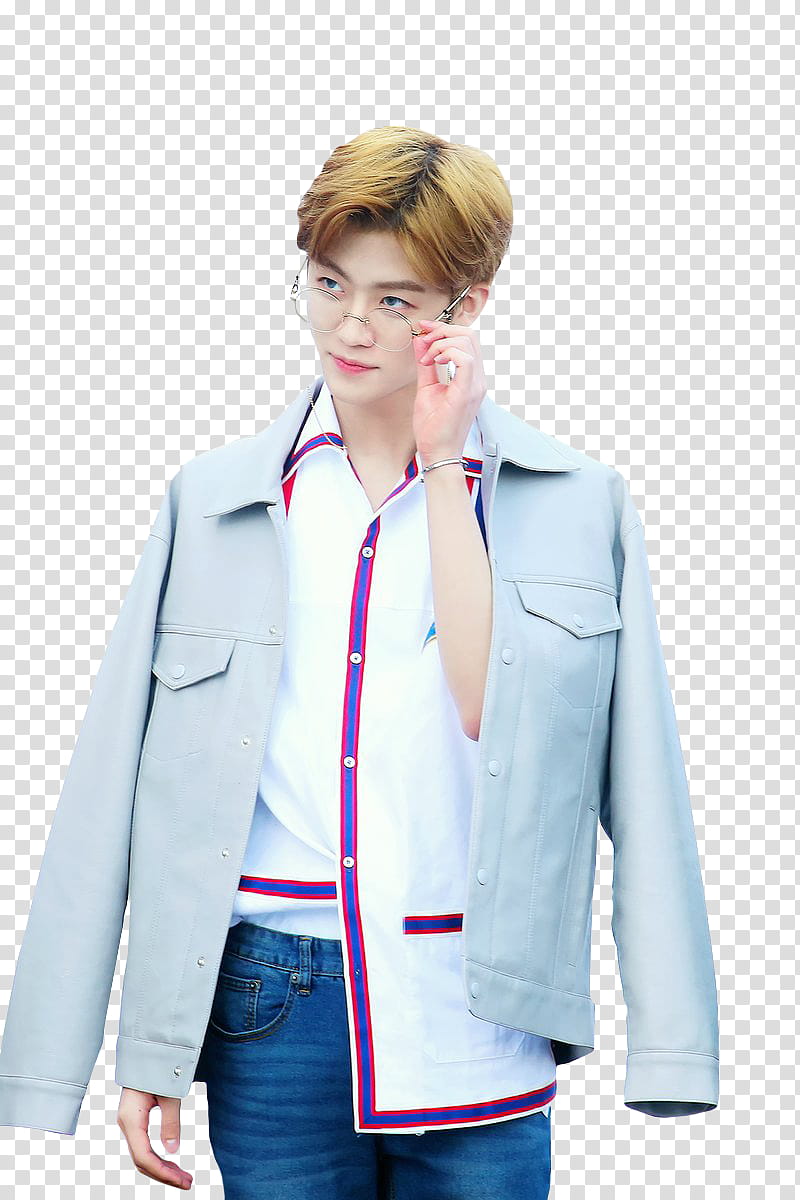 JAEMIN NCT DREAM, women's white button-up jacket transparent background PNG clipart