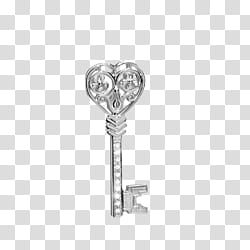 JJ  Keys, silver skeleton key transparent background PNG clipart
