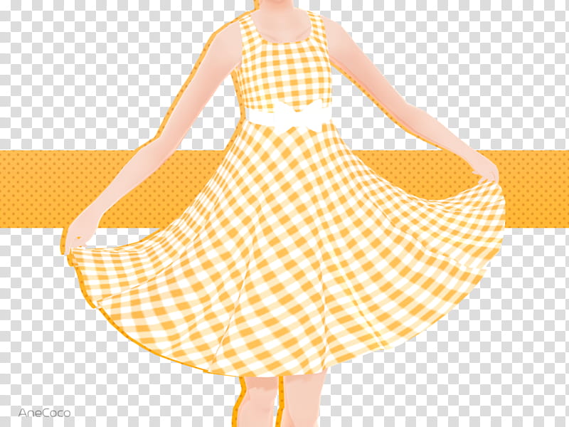 Orange, Dress, Polka Dot, Clothing, Artist, Sundress, Costume, Apron transparent background PNG clipart