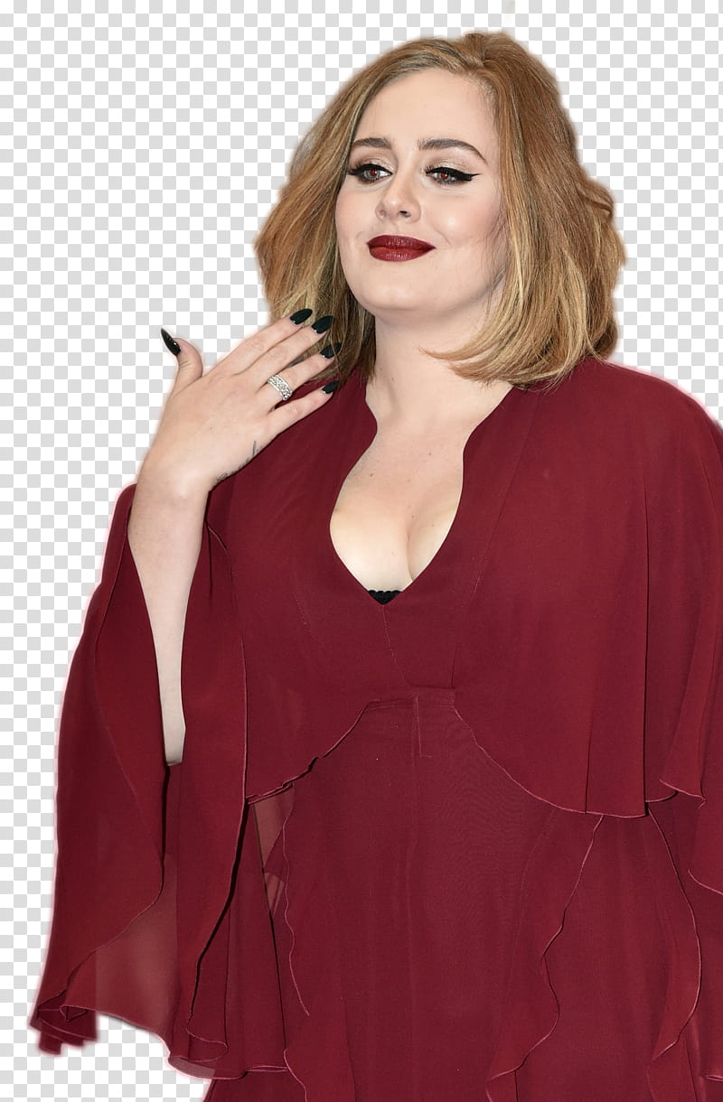 Adele and ,  transparent background PNG clipart
