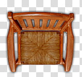 RedThorn Tavern Furnishings Art, brown wooden armchair transparent background PNG clipart